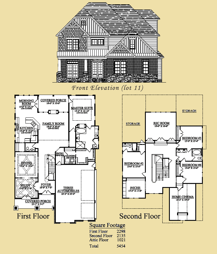 Floor Plan Lot 11 Tuscan Hills