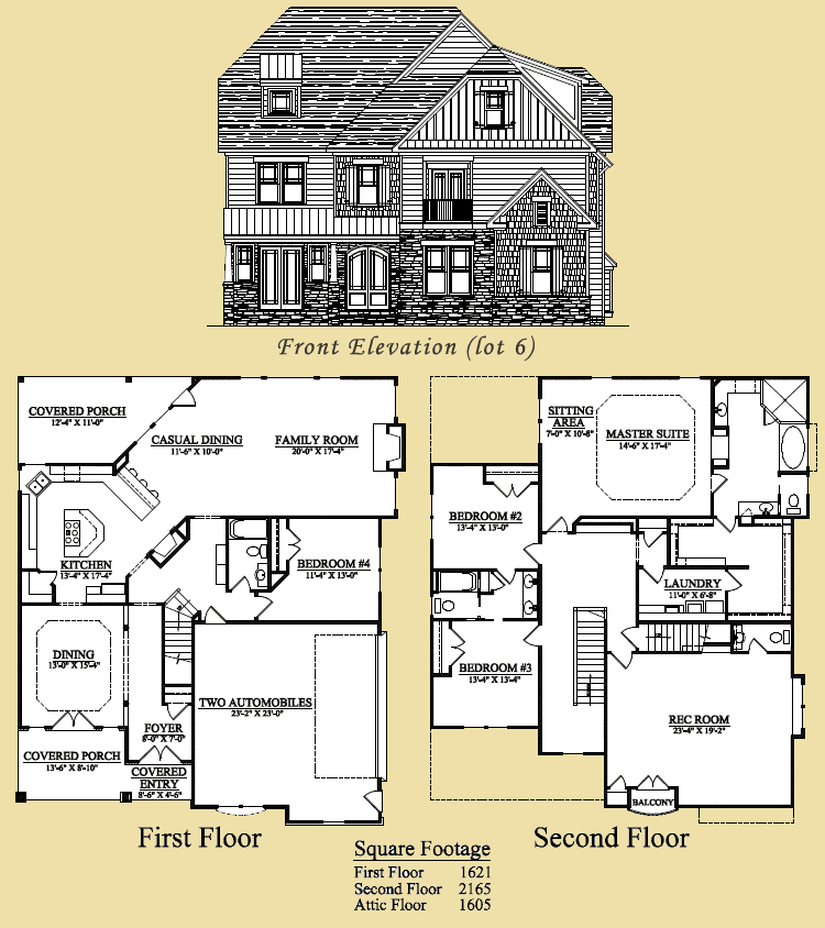Floor Plan Lot 6 Tuscan Hills